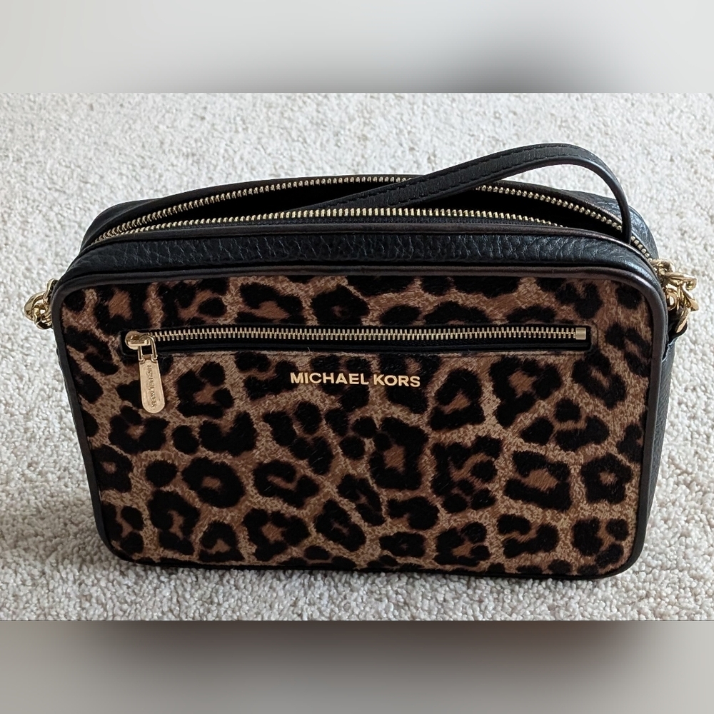 Michael Kors East West Jet Set Chain Large Crossbody Multi. Used-Excellent